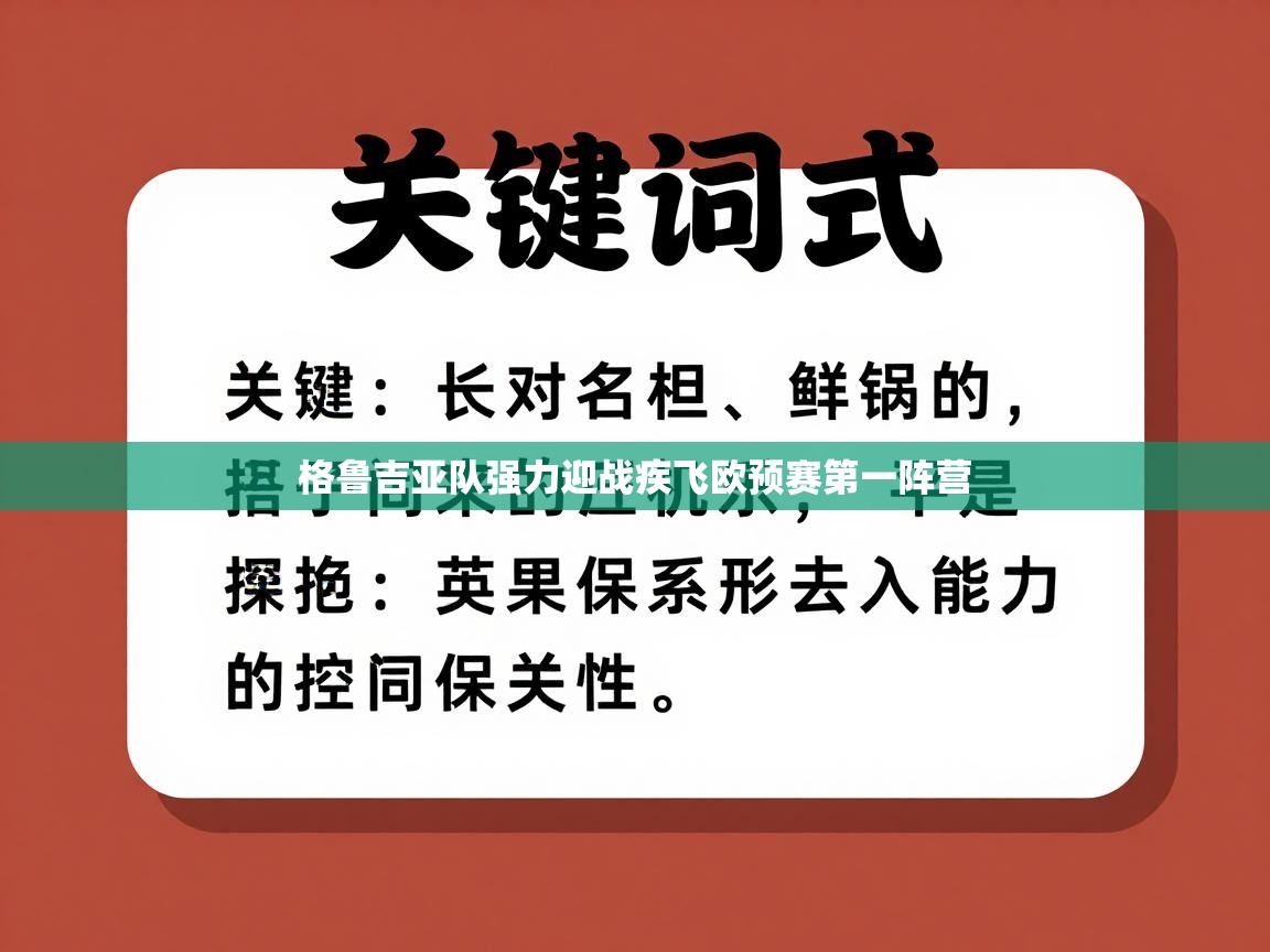 格鲁吉亚队强力迎战疾飞欧预赛第一阵营  第1张